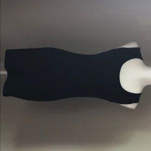 Black stretchy dress with keyhole back